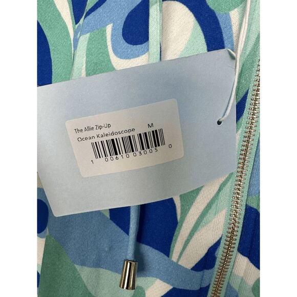 NWT Hill House Ocean Kaleidoscope The Allie Zip-Up Hoodie Hoodie Jacket Size M - Picture 7 of 10